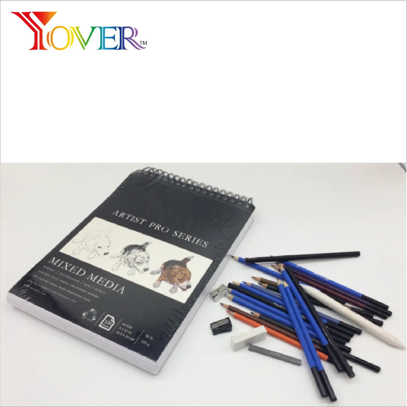 9"x12" 100sheets 160gsm Mixed Media Artist Pro Series Pad For Sketch Watercolor Pen And Pencil