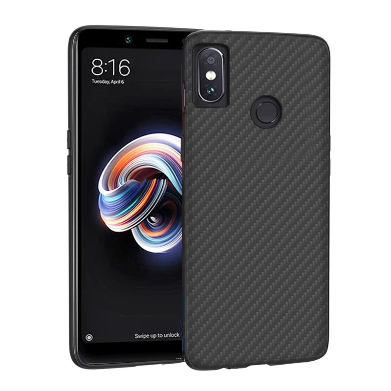 Aramid fiber Cover For Xiaomi Redmi Note 5 ProProtective Shell Back Case