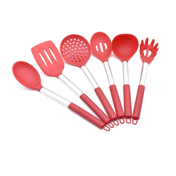Top Seller Bpa Free Silicone Kitchen Utensils Cooking Set Utensils