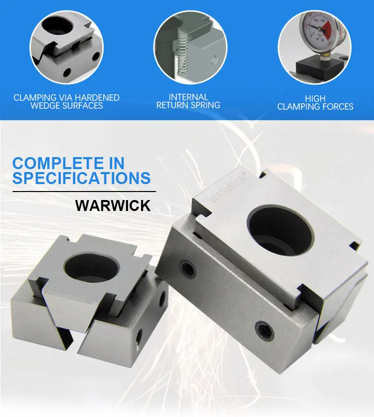 New Product Smooth Jaws Mini Ok Vise Wedge Clamps Precision Modular Single Vise For Cnc