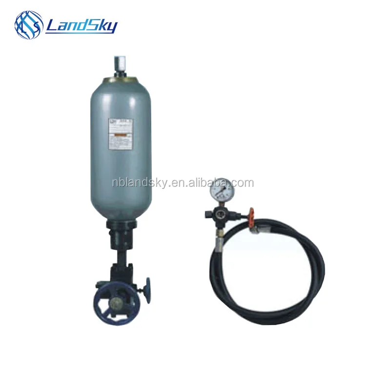 Generic Kit Di Test Di Pressione Per Accumulatore Di Azoto Idraulico, 3 Calibri, 7 Raccordi E 1 Tubo Del Gas, Strumento Diagnostico Per Una Ricarica Accurata - Foto 2