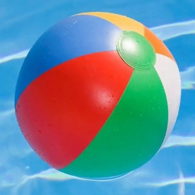 glowing beach ball