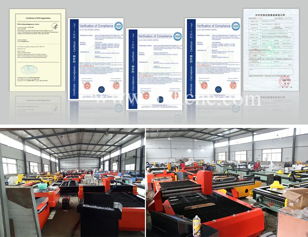 1300*2500mm CNC Plasma Cutting Machine For Metal , CNC Plasma Cutter with CE