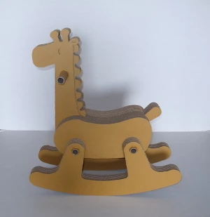 wooden rocking giraffe