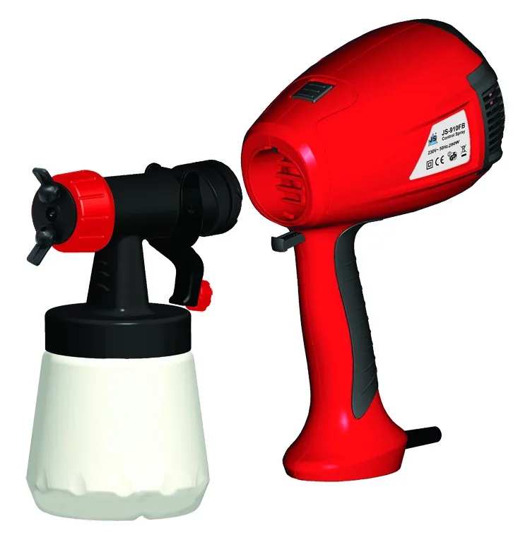 Js Hot Sale 400w Portable Hvlp Hand Held Paint Sprayer Electric Car Painting Spray Gun Buy