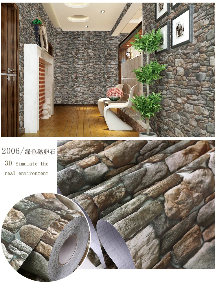 New Arrivals Self Adhesive Stickers 3d brick wallpaper for home decoration