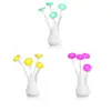 2016 USB Light-operated Vase-shaped Style Night Lamp Purple Yellow Green