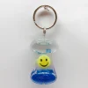 Liquid Timer With Spinner Acrylic Key Chain