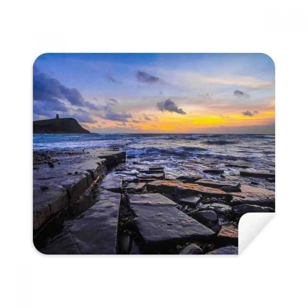 Ocean Stone Water Science Nature Picture Phone Screen Cleaner Glasses Cleaning Cloth 2pcs Suede Fabric