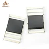 Fashion Gold Metal Flat Adjustable Release Buckle For Belt Parts