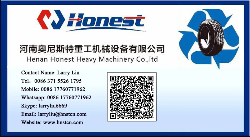 High efficiency waste tire crusher with long life