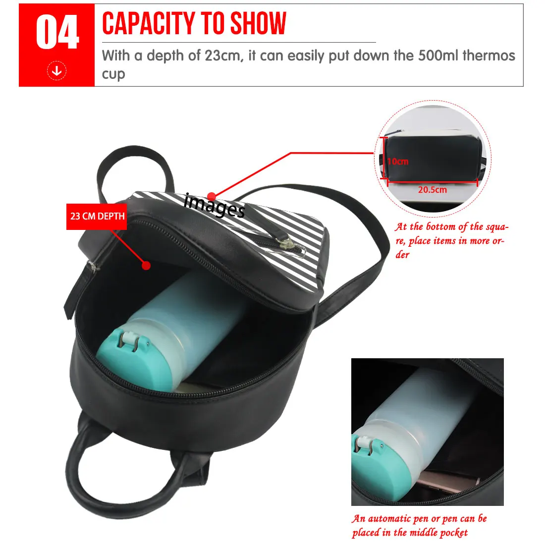 oem leather backpack