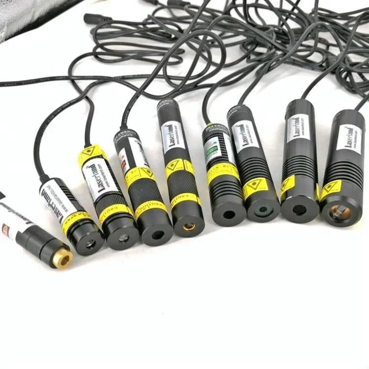 Nuevo verde l/áser L/ínea Diodo M/ódulo 532nm 50mw 3v-5v 18x75mm con adaptador
