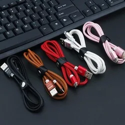 2015 newest high quality charging & sync data braided micro usb cable
