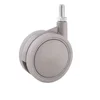 Hot Sale 75mm 3Inch Threaded Stem PP Swivel Furniture Twin Wheel Castors