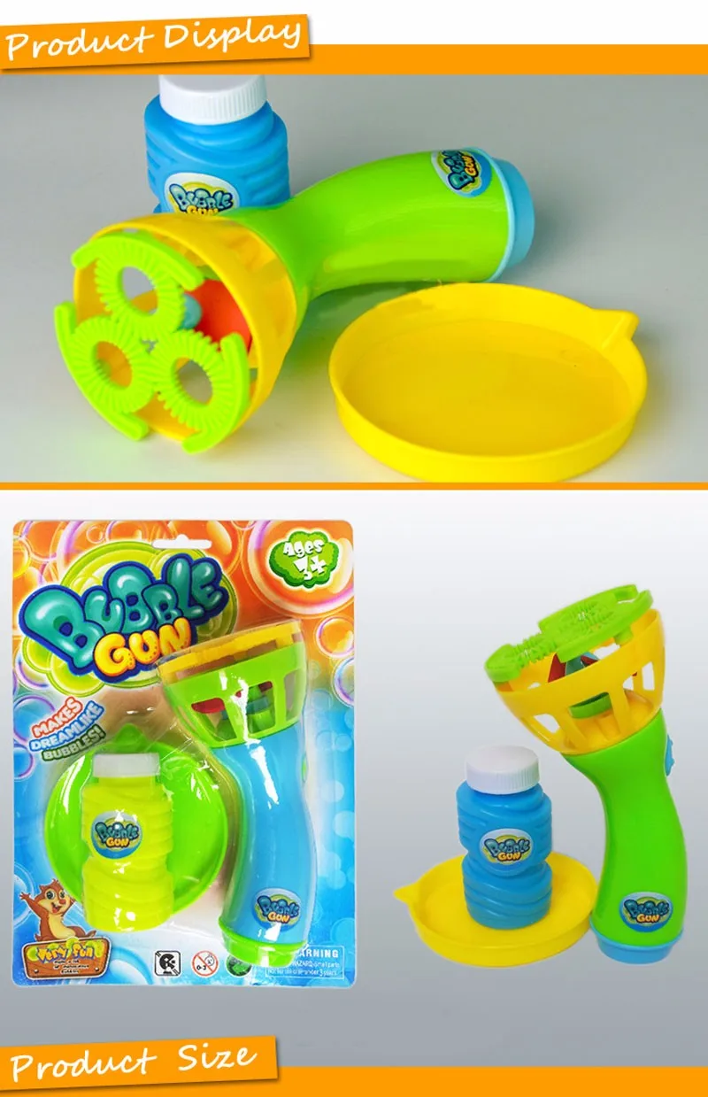 Top Selling Summer Outdoor Toys Electric Bubble Gun With No Battery
