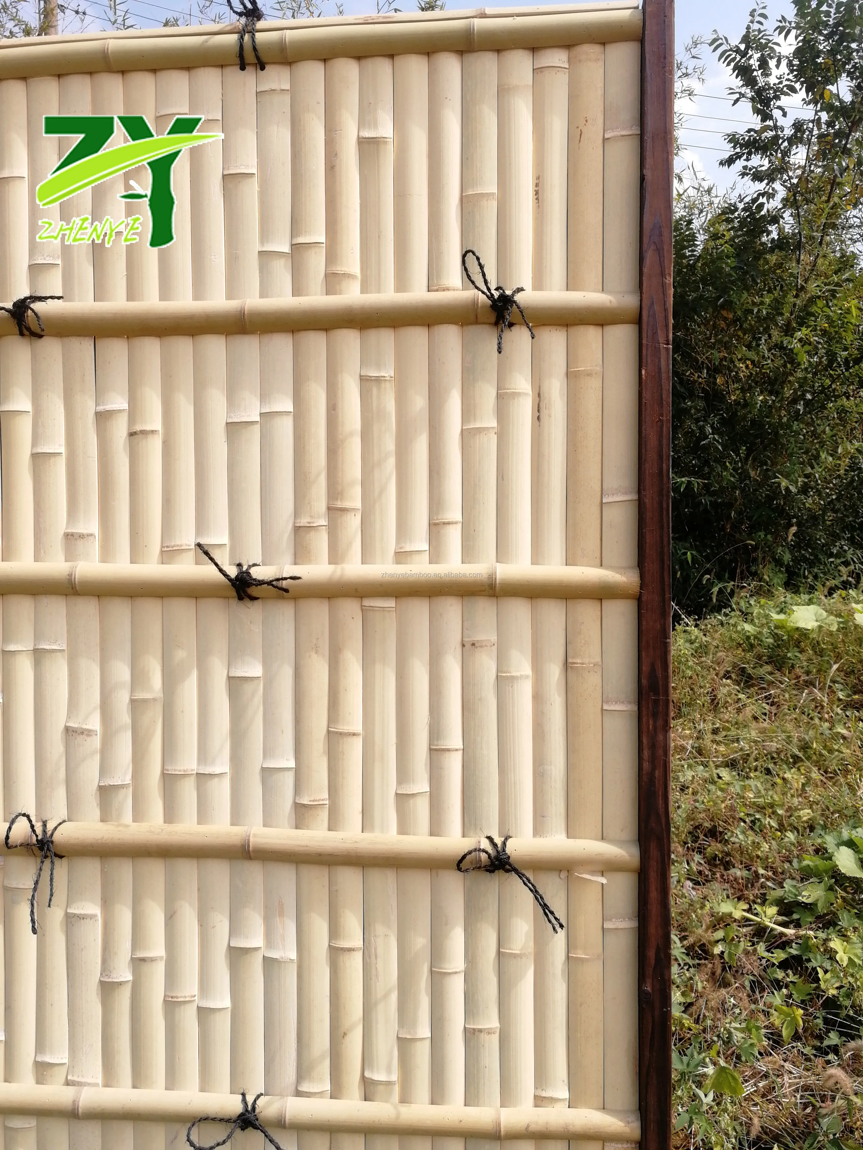 Zy-321 New Developed Bamboo Fence Panel For Garden,Backyard Bamboo