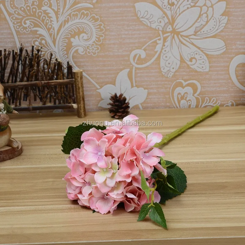 Zero Single Stem Silk Vision Hydrangea Flowers Artificial Flowers