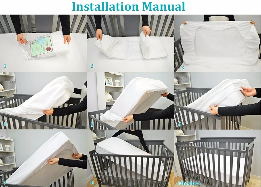 Waterproof Baby Urine Proof Crib Mattress Protector Cover Buy Crib