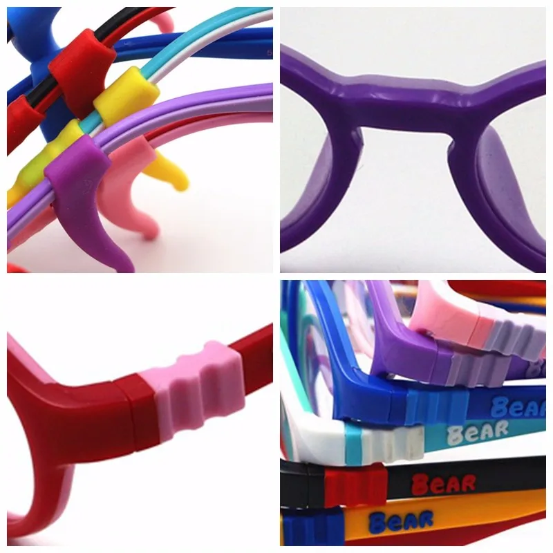5021 Top Selling Screwless Rubber Hinges Kids Glasses With Changeable