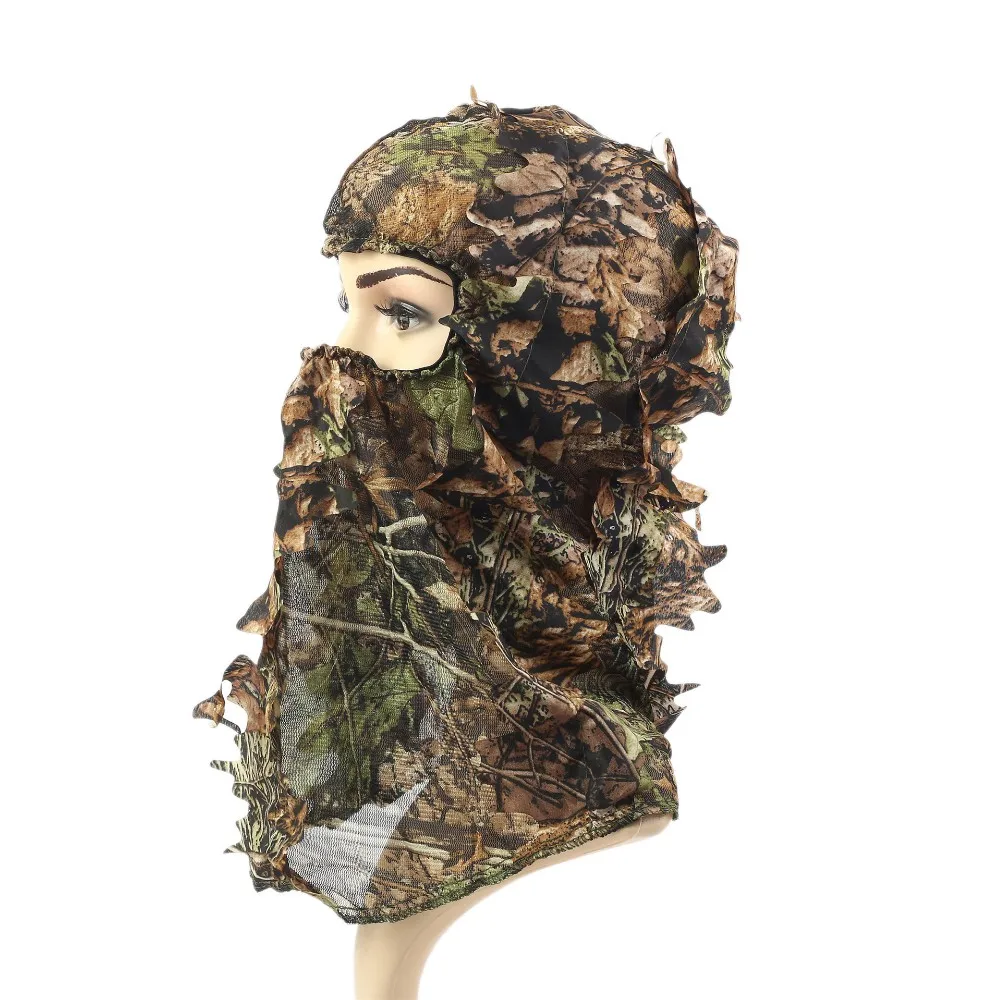 Tactical Realtree Paintball Hat Hunting 3d Leaf Net Camouflage Cover