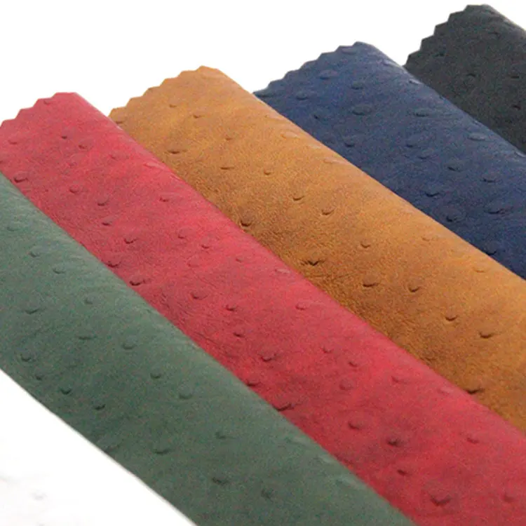 Wenzhou Distressed PU Stock PVC Synthet Embossed Roll