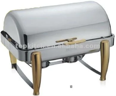 Buffet Using Heavy Duty Hindge Luxury Design Mirror Stainless Steel Chafing Dish