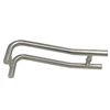 entrance wooden door pull handle stainless steel 3 foot door pull push handle long
