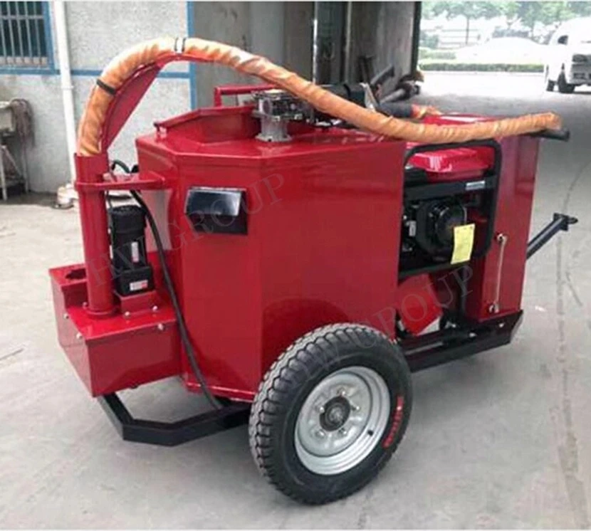 China sale Asphalt road crack sealing machine with 100L hot melt kettle