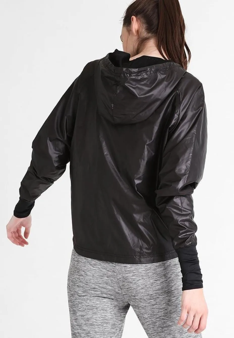 Blank Black Fleece Gym Jacket Sports Workout Jacket For Women Buy Gym