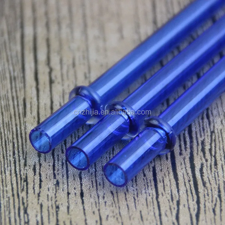 Transparent Clear Replacement Reusable Hard Straws With Stopper In As