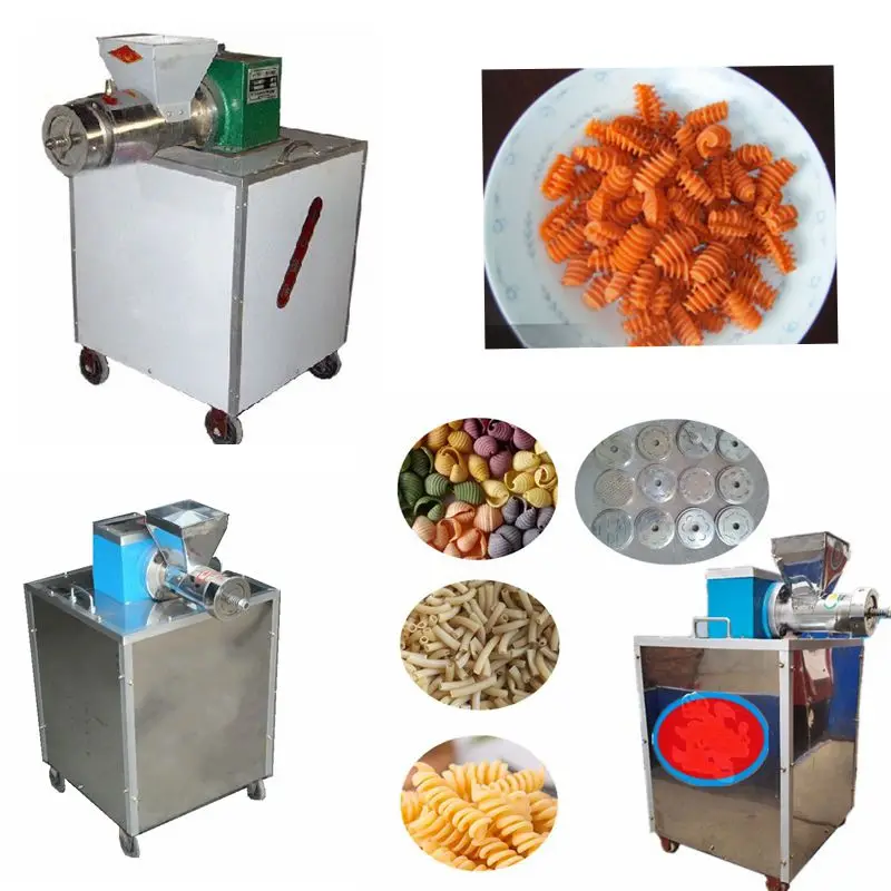 Industrial Fusilli Macaroni Shell Crisp Making Machine Extruded Pasta ...