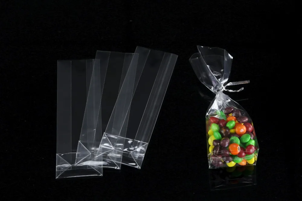 Custom Printed Clear Plastic Food Grade Cellophane Gift Bags - Buy ...