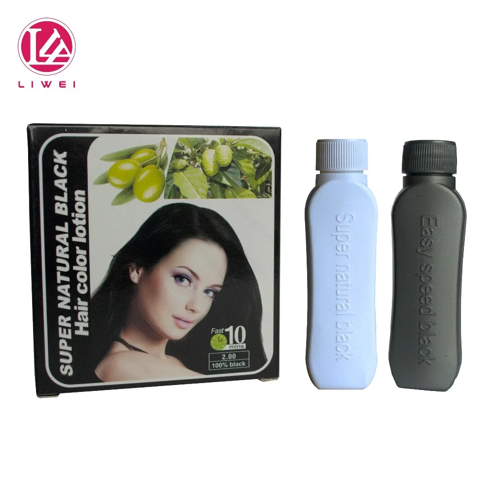 Private Label Super Natural Black Permanent Easy Color Hair Dye