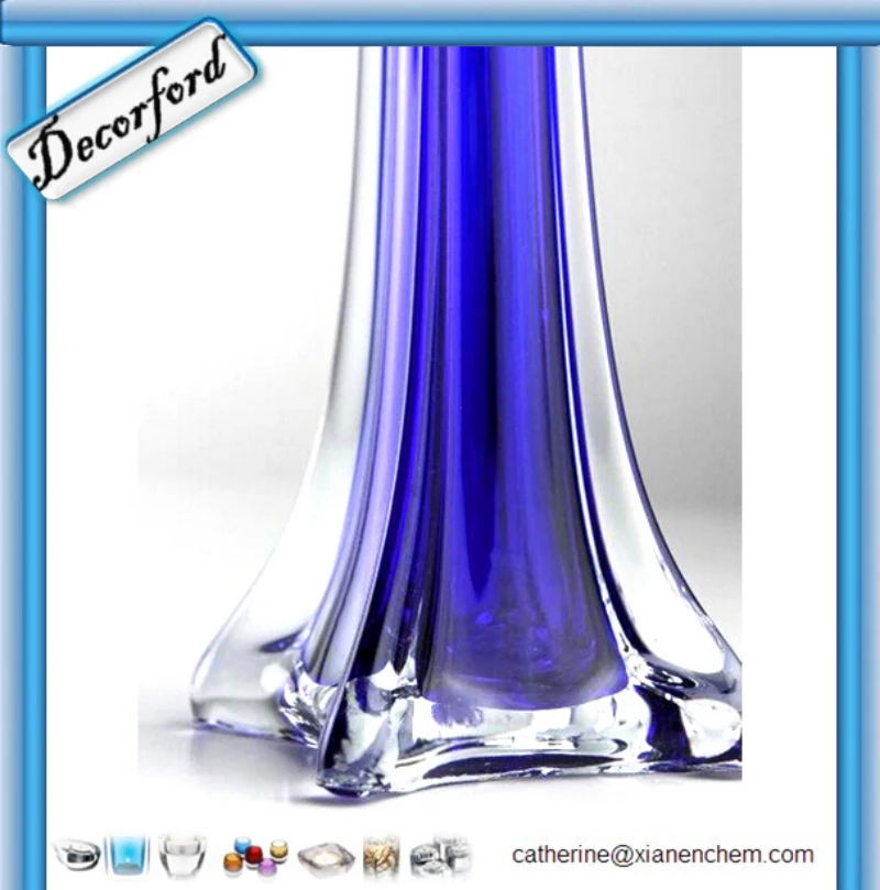 Blue Tall Colored Glass Eiffel Tower Vase Buy Eiffel Tower Vase