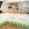 waterproof flower kitchen wall tile stickers