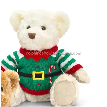 plush teddy bear christmas ornaments