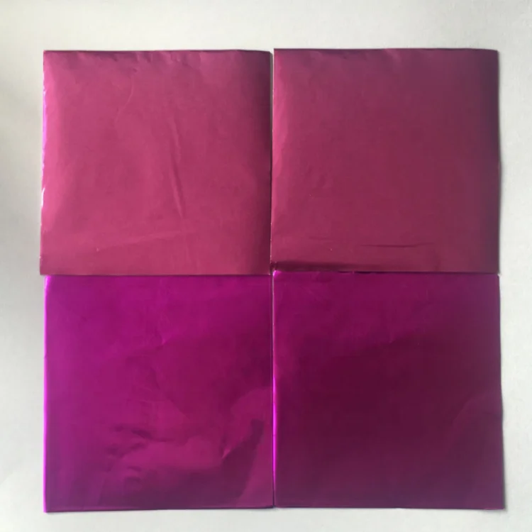 pink chocolate candy foil wrappers