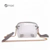 High quality unique transparent PVC PU ladies crossbody shoulder bag handbag