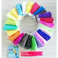 24 Colors DIY Colorful Plasticine Clay Play Doh Intelligent Hangum Magic Sands Hand Gum Magnetic Clay