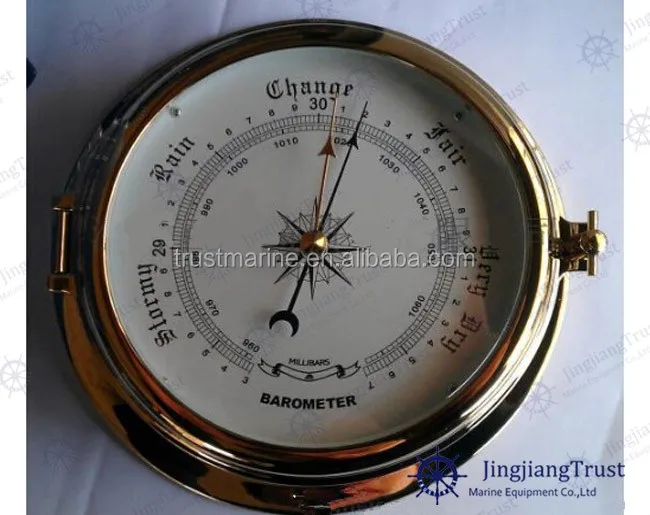 Nautical Barometer Vessel Marine Desktop Brass Aneroid Barometer Buy