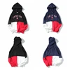 Men Clothing 2017 Wholesale Unisex Hoodie With Different Colored Sleeves