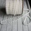 25M/Roll 10MM Imitated Pearl Sun Flower String Bead Garland Strand Wedding Decoration DIY Bridal Flower Bouquet