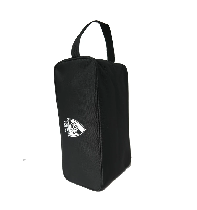 Black Polyester Wholesale Travel Shoe Bag With Zipper - Buy Shoe Bag ...