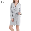 Summer Cotton Women Kimono Style Bathrobe