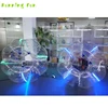 1.0 mm thickness TPU Glowing LED inflatable Bumper Ball, Bumper Bubble Body Zorb Ball With LED light