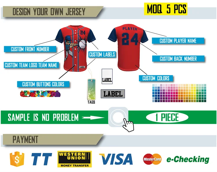 custom baseball jersey