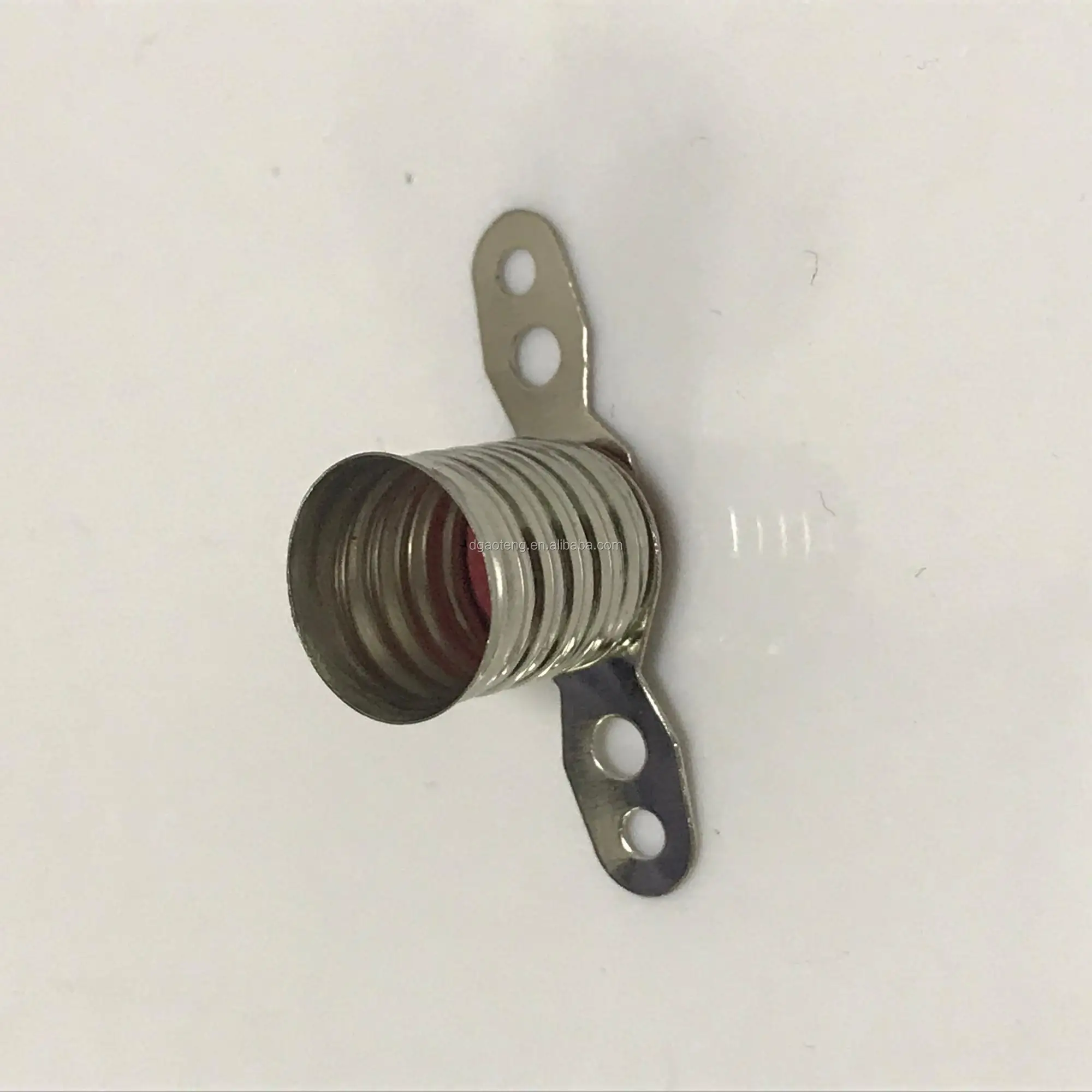 Portalampada E10, Base Metallica Per Lampadine A Vite, 1 Pezzo - 3