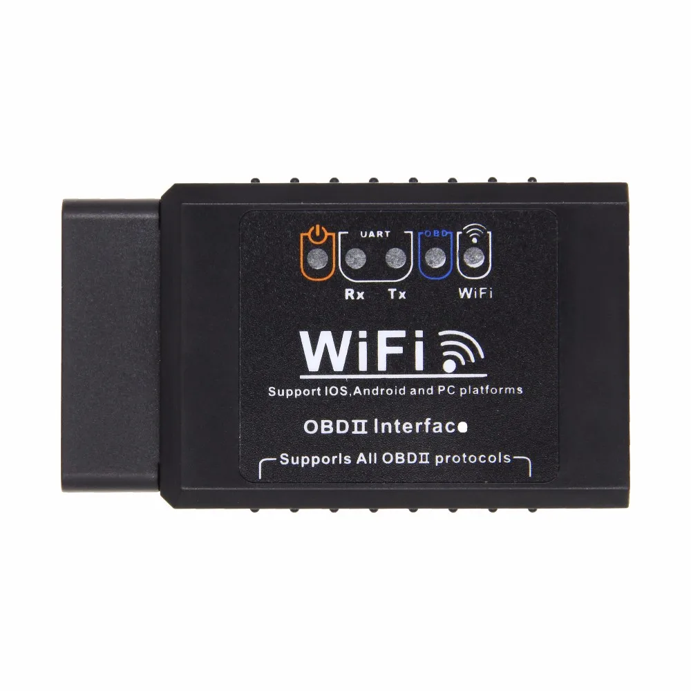 Hot Selling Black Label Elm327 Wifi Obd2 Adapter - Buy Elm327 Obd2 ...