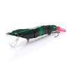 VTAVTA Shrimp Lures 5'' 18g Hard Plastic Crank Fishing Lure Soft Tail Bait Shrimp type Fish lure for carp fishing